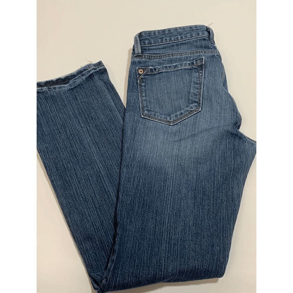 Ann Taylor LOFT Womens Denim Jeans Modern Boot Blue Wash Size 6P - Picture 1 of 7